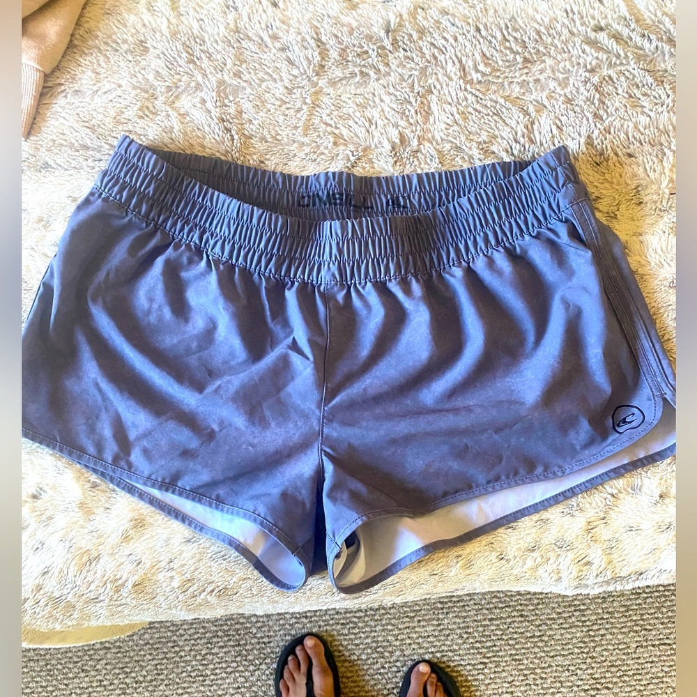 ONEILL RUNNING/SURF SHORTS WATER RESISTANT W/ ZIP POCKET- LARGE